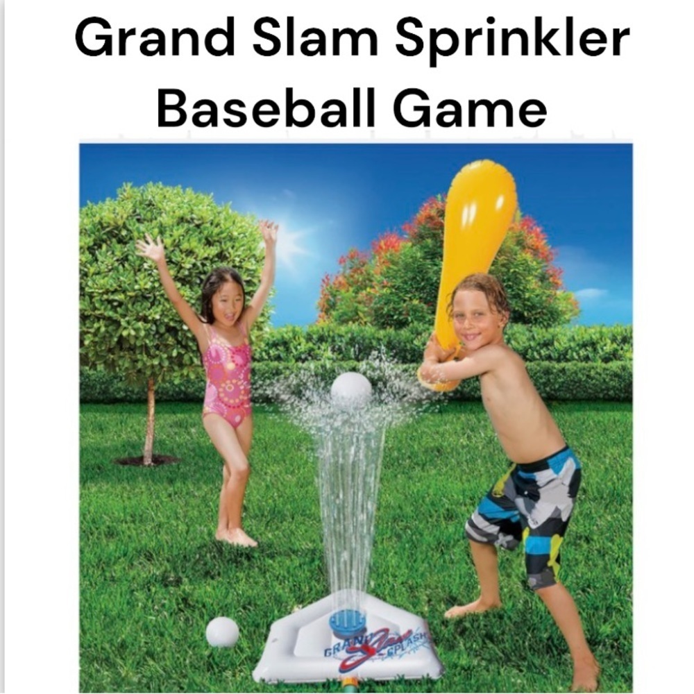 NWT Banzai Grand Slam 'N Splash Sprinkler Baseball Game 17” L x 16” W